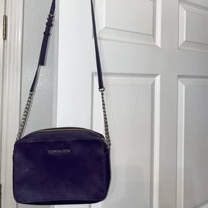Purple Michael Kors crossbody